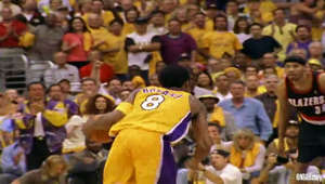 On June 4, 2000 Kobe dishes the alley-oop to Shaq who slams home the dunk! The Lakers go one to advance to the Finals!