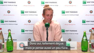 Roland-Garros - Mertens : "Tellement déçue, mais aussi un peu fière"