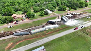 Residents describe moments after train derailment in Marlow