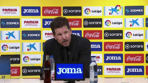 Rueda de prensa de Simeone del Villarreal vs Atlético