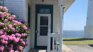 Take a look inside the keeper's house at the Warwick Neck lighthouse