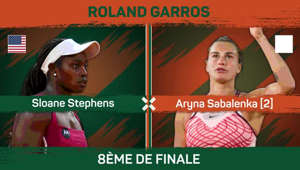 Aryna Sabalenka n’a pas tremblée face à Sloane Stephens (7-6, 6-4) et se qualifie pour la première fois de sa carrière pour les 1/4 de finale de Roland-Garros.