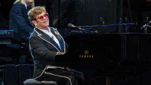 Pop legend Sir Elton John has revealed he will never perform without his trademark glasses because he 'feels exposed' without them