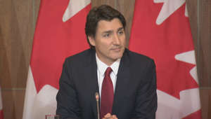 Trudeau reacts to Poilievre threatening to block budget