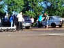 Três pessoas ficam feridas após colisão entre carro e SUV na PR-323, no trevo de Tapejara