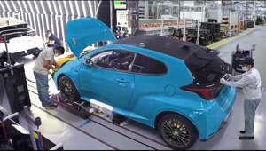 New Toyota Yaris GR Factory Tour in Japan - Production Line