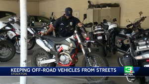 Stockton police use their own street-legal dirt bikes to address reckless off-road driving