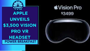 Apple Unveils $3,499 Vision Pro VR Headset At WWDC 2023 | Power Breakfast | CNBC TV18