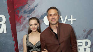 Amanda Seyfried found it "really nice" working with her husband, Thomas Sadoski, on 'The Crowded Room' because he brought some lightness to an intense project and helped give her confidence.