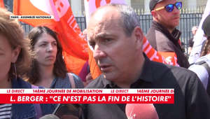 En direct de la grève du 6 juin contre la réforme des retraites, le secrétaire général de la CFDT, Laurent Berger, s'est dit «fier de la dignité qui s'est exprimée dans ce mouvement» mais aussi «d'avoir mis en difficulté le gouvernement».