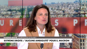 Eugénie Bastié : «Emmanuel Macron a cette volonté d'être ni dans le piège identitaire de l'extrême droite ni dans le wokisme et la repentance. Ce qu'il essaye de définir entre les deux est un peu flou»