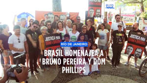 Alessandra Sampaio, viuda de Dom Phillips, achacó la culpa del asesinato al Gobierno anterior del expresidente Jair Bolsonaro.