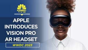 Apple Unveils AR Headset Vision Pro Will Start At $3,499 | Apple Headset | Tim Cook | CNBC TV18