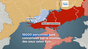 Le barrage hydroélectrique de Kakhovka, situé dans les zones de la région de Kherson occupées par la Russie dans le Sud de l'Ukraine, a été partiellement détruit mardi, Moscou et Kiev s'accusant mutuellement d'en être responsables.