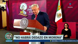 El presidente #LópezObrador reiteró que no habrá "dedazo" en #Morena pues no será él quien elija al candidato presidencial.