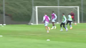 West Ham train ahead of Europa Conference final, bidding to win first major trophy since 1980