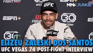 UFC on ESPN 45: Elizeu Zaleski dos Santos post-fight interview