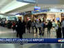 Louisville airport experiencing long lines for summer travel