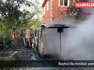 Beykoz'da minibüs yangını