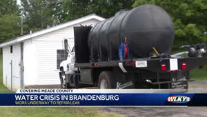 Brandenburg, KY now under a water boil advisory as leak continues to cause water shortage