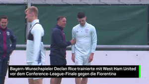 West-Ham-Kapitän Declan Rice steht beim FC Bayern hoch im Kurs. Der englische Nationalspieler ist Thomas Tuchels Wunschspieler und könnte zum teuersten Transfer in der Vereinsgeschichte werden.