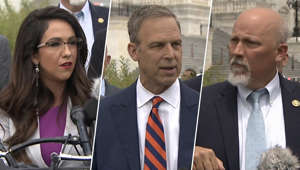 Republican members of the House Freedom Caucus held a press conference to voice their opposition to the debt ceiling deal negotiated by the Biden Administration and Speaker Kevin McCarthy.