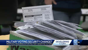Military voting security change?
