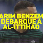 Après avoir fait ses adieux au Real Madrid, l'attaquant français Karim Benzema s'est envolé pour l'Arabie saoudite où il vient de s'engager pour trois saisons avec Al-Ittihad.