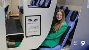 Airplane seat designer introduces double decker seating for economy class