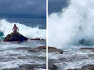 Wave wipeout: Little Mermaid impersonation turns into epic splashdown