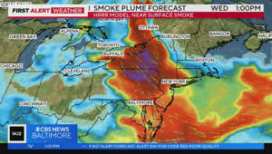 Steve Sosna has an update on the air quality in Maryland