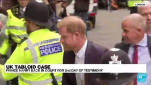 Prince Harry takes stand again in historic court battle with tabloids