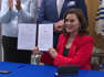 WATCH: Gov. Whitmer signs legislation to prevent distracted driving