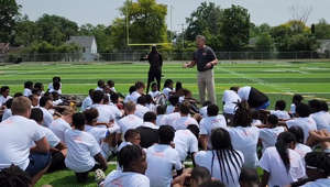 Cleveland Browns and Buchtel hold youth clinic