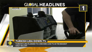 Gravitas Global Headlines: Turkish Lira plunged to a record-low 7% in the biggest daily selloff