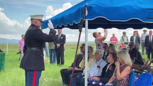 WWII pilot finally laid to rest in hometown of Moccasin, Montana