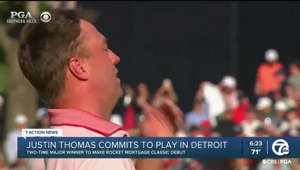 Justin Thomas commits to play Detroit's Rocket Mortgage Classic