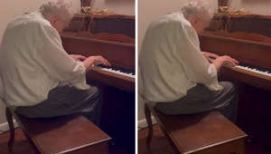 100-Year-old grandpa displays mesmerizing piano mastery