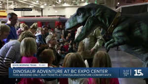 Explore prehistoric times with a Dinosaur Adventure this weekend in the Brazos Valley