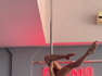 This woman showed off her exceptional talent. She demonstrated her pole-dancing moves. Her flexible body moved gracefully as she displayed her amazing skills.*The underlying music rights are not available for license. For use of the video with the track(s) contained therein, please contact the music publisher(s) or relevant rightsholder(s).