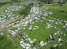 Scale of Appleby horse fair seen in aerial shots as it hits Cumbria