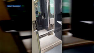 Passenger says new MBTA subway car door stuck open for multiple stops
