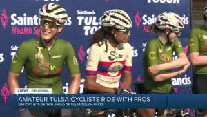Amateur Tulsa Cyclists Ride With Pros