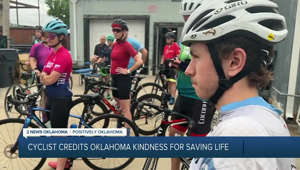 Cyclist credits Oklahoma kindness for saving life