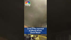 #Watch | Massive Fire Engulfs Mumbai's Zaveri Bazar Building | CNBC TV18