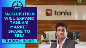 Tanla Platforms' Uday Reddy On ValueFirst India's Acquisition | Trading Hour | CNBC TV18