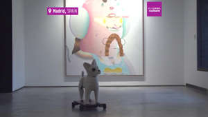 Meet the robot dog 'pooping' art critiques