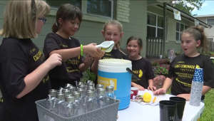 Children helping children through sale of lemonade