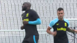Inter Milan train on the eve of the Champions League final