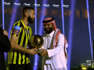 Soccer star Karim Benzema unveiled at new Saudi club